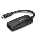 Lindy 43337 Videokabel-Adapter 0,13 m USB Typ-C DisplayPort Schwarz