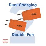 CLUB3D CAC-3023 Ladegerät für Mobilgeräte Smartphone, Universal Orange AC Schnellladung Drinnen