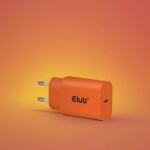 CLUB3D CAC-3023 Ladegerät für Mobilgeräte Smartphone, Universal Orange AC Schnellladung Drinnen