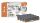 Peach Spar Pack Tonermodule kompatibel zu HP CB540, CB541, CB542, CB543