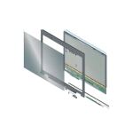 3M ALCF-P-KIT-MATTE Rahmenloser Blickschutzfilter