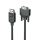 ALOGIC EL2DPVGA-02 Videokabel-Adapter 2 m DisplayPort VGA (D-Sub) Schwarz