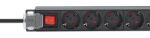 Intellinet 715133 Stromverteilereinheit (PDU) 9 AC-Ausgänge 1U Schwarz