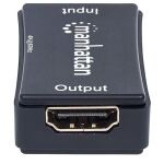 Manhattan 4K HDMI-Repeater, Aktive HDMI-Signalverstärkung, 4K@60Hz, verlängert 4K-Video und Audio auf bis zu 40 m