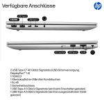 HP EliteBook 6 G1q Next Gen AI PC Copilot+ PC Qualcomm Snapdragon X1P-42-100 Laptop 35,6 cm (14") WUXGA 32 GB LPDDR5x-SDRAM 1 TB SSD Wi-Fi 7 (802.11be) Windows 11 Pro Silber