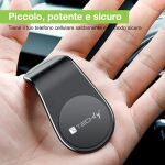 Techly I-SMART-UNIALTY Halterung Passive Halterung Handy/Smartphone Schwarz
