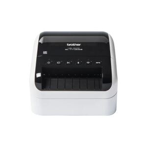 Brother QL-1110NWB Etikettendrucker Thermodirekt 300 x 300 DPI 110 mm/sek Verkabelt & Kabellos Ethernet/LAN DK WLAN Bluetooth