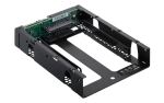 QNAP QDA-A2AR Speicherlaufwerksgehäuse HDD / SSD-Gehäuse Schwarz 2.5"