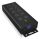 ICY BOX IB-HUB1703-QC3, 7 Port USB 3.2 Gen 1 mit 1x QC 3.0 Ladeanschluss + 2x BC 1.2 Ladeanschlüsse, Aluminium-Gehäuse, mit 12 V/5 A Netzteil