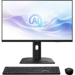 MSI Modern AM273QP AI 1UMG-221AT Intel Core Ultra 7 155H 68,6 cm (27") 2560 x 1440 Pixel All-in-One-PC 32 GB DDR5-SDRAM 1 TB SSD Windows 11 Pro Wi-Fi 6E (802.11ax) Schwarz
