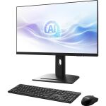 MSI Modern AM273QP AI 1UMG-221AT Intel Core Ultra 7 155H 68,6 cm (27") 2560 x 1440 Pixel All-in-One-PC 32 GB DDR5-SDRAM 1 TB SSD Windows 11 Pro Wi-Fi 6E (802.11ax) Schwarz