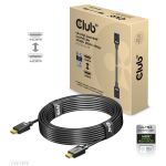 CLUB3D Ultra High Speed HDMI™ Certified Cable 4K120Hz 8K60Hz 48Gbps M/M 5m/16.4ft