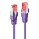 Lindy 47827 Netzwerkkabel Violett 7,5 m Cat6 S/FTP (S-STP)