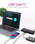 ICY BOX IB-DK2245AC, DisplayLink™, 2x DisplayPort™ oder 2x HDMI® Schnittstelle bis zu 4096x2160@60 Hz