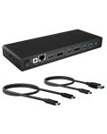 ICY BOX IB-DK2245AC, DisplayLink™, 2x DisplayPort™ oder 2x HDMI® Schnittstelle bis zu 4096x2160@60 Hz