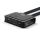Lindy 42344 Tastatur/Video/Maus (KVM)-Switch Rack-Einbau Schwarz