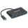 Manhattan USB-C 3.1 Gen 1 Typ C-Hub, 4 USB Typ A-Ports, Stromversorgung über USB