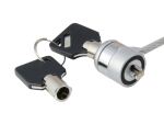 Conceptronic CNBSLOCK15 Kabelschloss Silber 1,5 m
