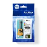 Brother LC-421XLVAL PagePack 4 Stück(e) Original Hohe (XL-) Ausbeute Schwarz, Cyan, Magenta, Gelb