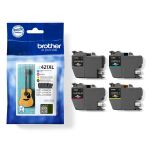 Brother LC-421XLVAL PagePack 4 Stück(e) Original Hohe (XL-) Ausbeute Schwarz, Cyan, Magenta, Gelb