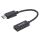 Manhattan Passiver DisplayPort auf HDMI-Kabeladapter, DisplayPort-Stecker auf HDMI-Buchse, 1080p@60Hz, schwarz