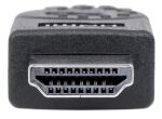 Manhattan High Speed HDMI Kabel, 4K@30Hz, 3D, HDMI Stecker auf Stecker, geschirmt, schwarz, 1,8 m