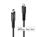 Lindy 31285 Lightning-Kabel 0,5 m Schwarz