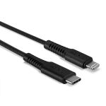 Lindy 31285 Lightning-Kabel 0,5 m Schwarz