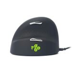 R-Go Tools Ergonomische Maus R-Go HE Break mit Pausensoftware, groß (Handlänge ≥ 185mm), für Linkshänder, verkabelt, schwarz