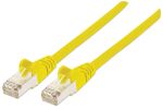 Intellinet Premium Netzwerkkabel, Cat6a, S/FTP, 100% Kupfer, Cat6a-zertifiziert, LS0H, RJ45-Stecker/RJ45-Stecker, 0,5 m, gelb