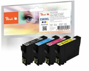 Peach PI200-994 Druckerpatrone 4 Stück(e) Kompatibel Hohe (XL-) Ausbeute Schwarz, Cyan, Magenta, Gelb