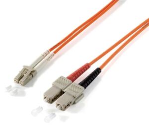 Equip LC/SC Fiber Optic Adapter Cable- OM1, 3.0m , 62.5/125µ