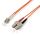 Equip LC/SC Fiber Optic Adapter Cable- OM1, 3.0m , 62.5/125µ