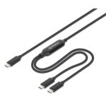 Manhattan 355810 USB Kabel 2 m USB C 2 x USB C 100 W Schwarz