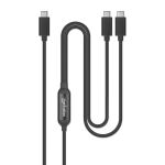 Manhattan 355810 USB Kabel 2 m USB C 2 x USB C 100 W Schwarz