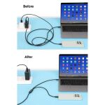Manhattan 355810 USB Kabel 2 m USB C 2 x USB C 100 W Schwarz