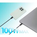 Manhattan 355810 USB Kabel 2 m USB C 2 x USB C 100 W Schwarz