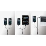 Manhattan 355810 USB Kabel 2 m USB C 2 x USB C 100 W Schwarz