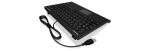 KeySonic ACK-595C+ (US) Mini-Tastatur, SoftSkin, Combo, schwarz