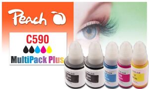 Peach PI100-441 Druckerpatrone 5 Stück(e) Kompatibel Standardertrag Schwarz, Cyan, Magenta, Gelb