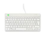 R-Go Tools Ergonomische Tastatur R-Go Compact Break, kompakte Tastatur mit Pausensoftware, QWERTZ (DE), Kabelgebunden, Weiß