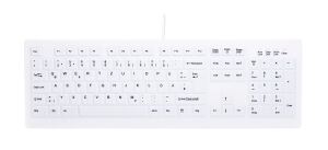 Contour Design Active Key Contour ClassicClean Silikon Tastaturabdeckung Full-Size Weiß DE C8100