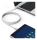 Techly ICOC-MU4-20G240W2 USB Kabel USB4 Gen 2x2 2 m USB C 20 Gbit/s 240 W Weiß