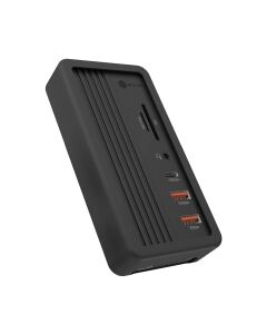 ICY BOX IB-DK4072M-CU31, 10 in 1 DockingStation mit Slot für M.2 NVME SSD Slot, Host USB 3.2 Gen 2 Type-C+A 10 Gbit/s