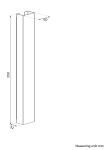 Neomounts ADS06-123BL Kabelkanal - magnetische Befestigung - universal