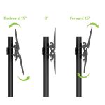 Techly ICA-TR6 TV-Halterung 165,1 cm (65") Schwarz