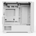 Aerocool D301A Mini Tower Weiß, Holz