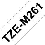 Brother TZE-M261 Etiketten erstellendes Band Schwarz auf...