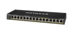 NETGEAR GS316PP Unmanaged Gigabit Ethernet (10/100/1000) Power over Ethernet (PoE) Schwarz