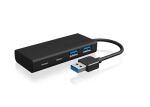 ICY BOX IB-HUB1426-U3, USB 3.2 Gen 1 Hub Type-A zu 2x Type-C® und 2x Type-A USB Anschlüssen